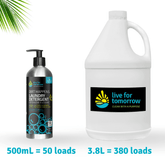 Refillable Natural Liquid Laundry Detergent, 8x Concentrated, Unscented, Live For Tomorrow